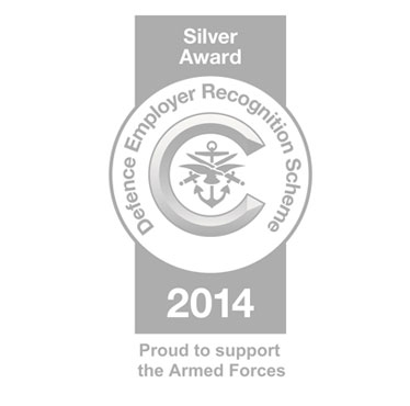 MoD Employer Recognition Scheme Silver Award
