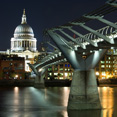 London at night